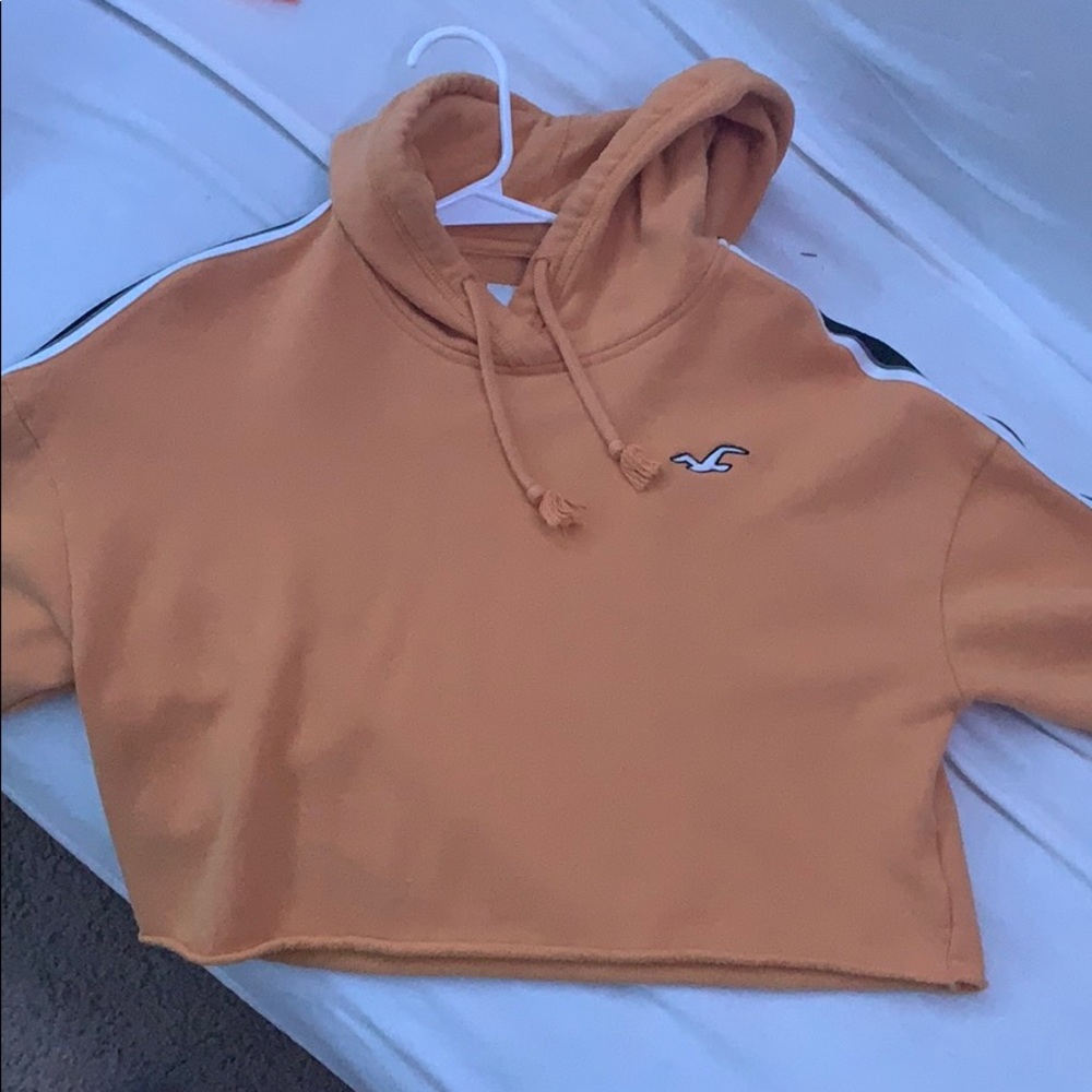 crop hollister hoodie